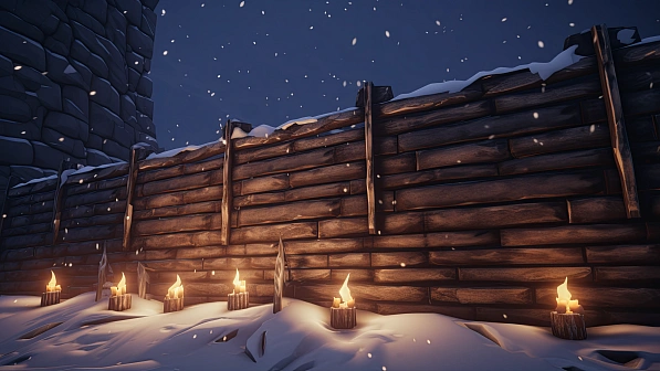 RPG wooden walls and gates pattern