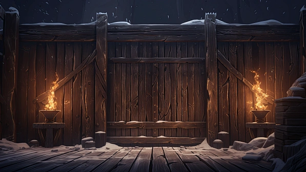 RPG wooden walls and gates pattern