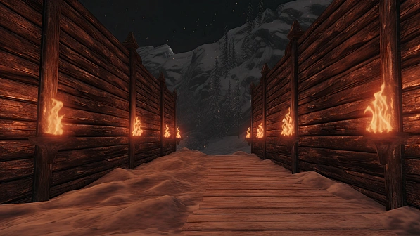 RPG wooden walls and gates pattern