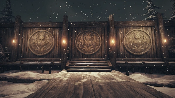 RPG wooden walls and gates pattern