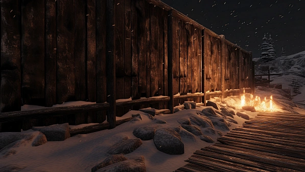 RPG wooden walls and gates pattern
