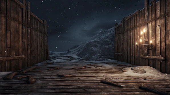 RPG wooden walls and gates pattern
