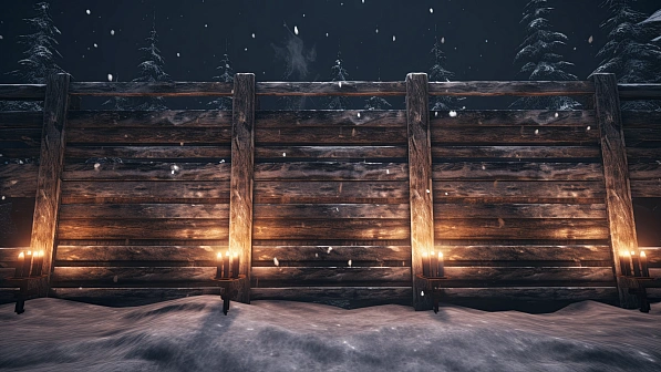 RPG wooden walls and gates pattern