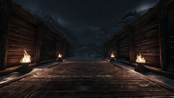 RPG wooden walls and gates pattern