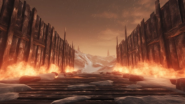 RPG wooden walls and gates pattern