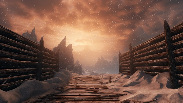 RPG wooden walls and gates pattern