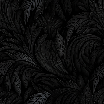 Stunning Black Floral Designs pattern