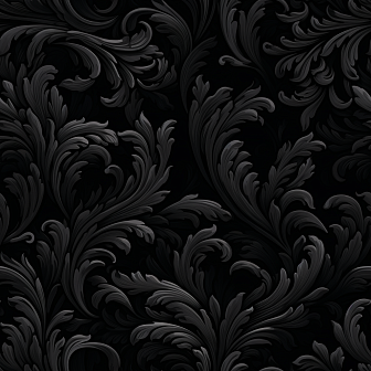 Stunning Black Floral Designs pattern