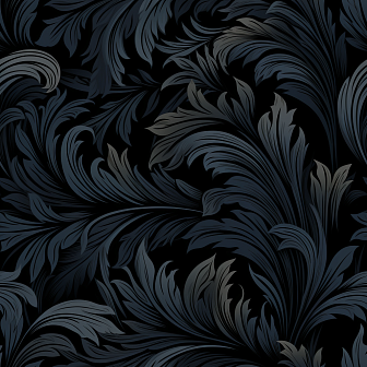 Stunning Black Floral Designs pattern