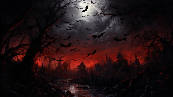 Vampire style landscapes pattern