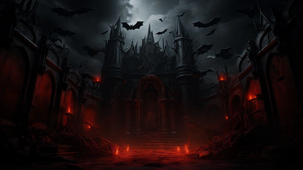 Vampire style landscapes pattern