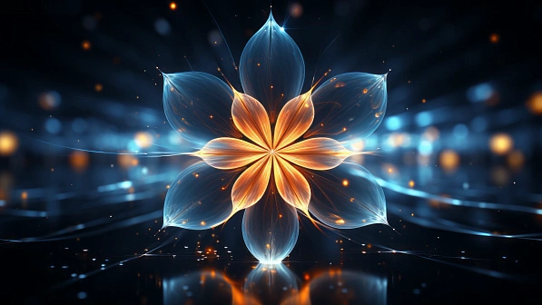 Abstract flowers pattern