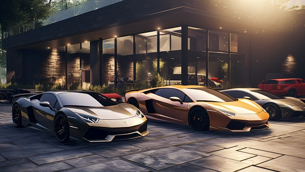 GTA style luxury garage pattern