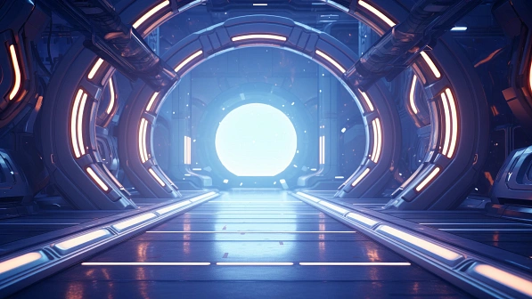 Sci-fi hangars pattern