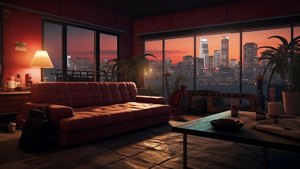 GTA style interiors pattern