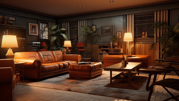 GTA style interiors pattern