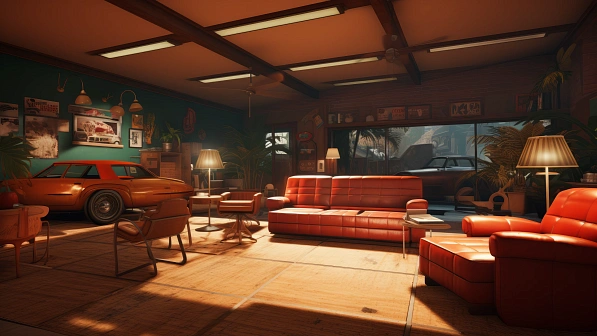 GTA style interiors pattern
