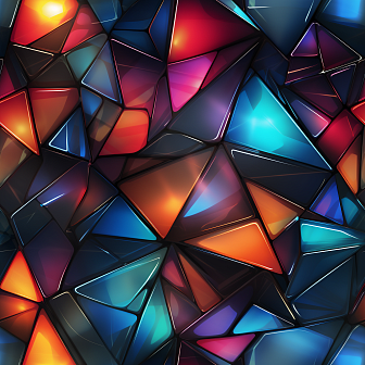 Glass shards pattern