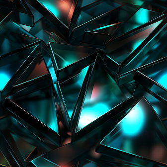 Glass shards pattern