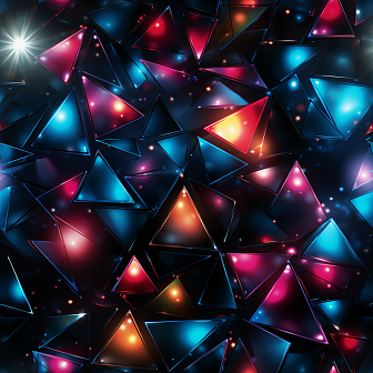 Glass shards pattern