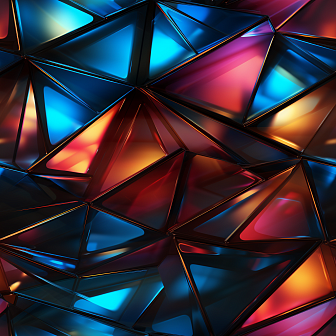 Glass shards pattern