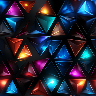 Glass shards pattern