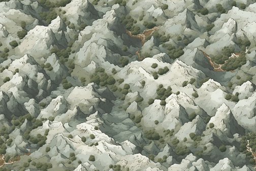 Rocky region pattern