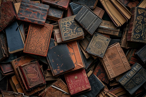 RPG style books pattern