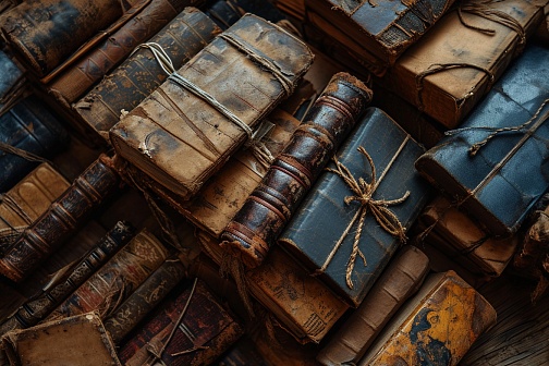 RPG style books pattern