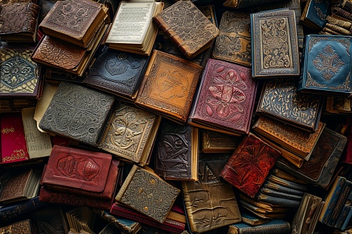 RPG style books pattern