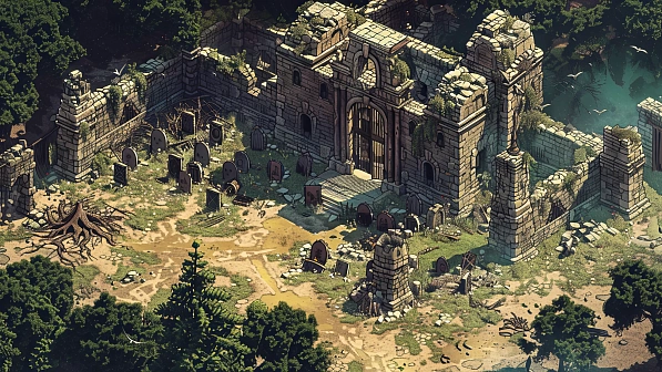 Random castles pattern