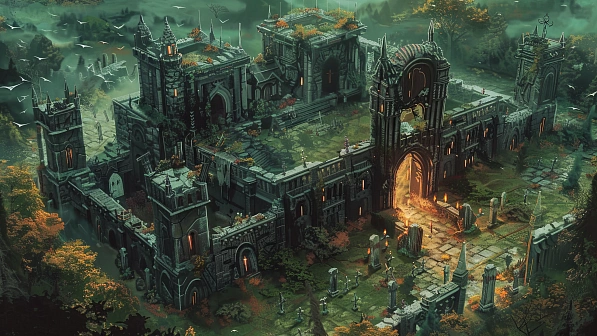 Random castles pattern