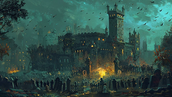 Random castles pattern