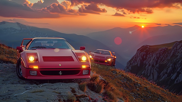 Random car wallpapers different styles pattern