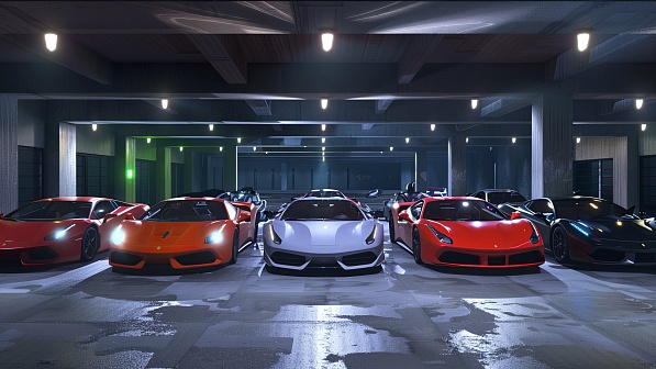 Random car wallpapers different styles pattern