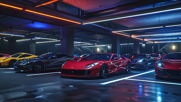 Random car wallpapers different styles pattern