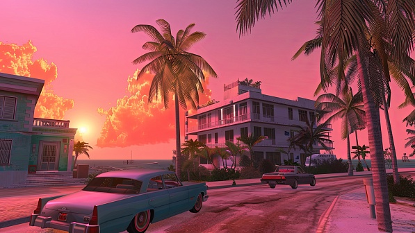 Sunsets GTA style pattern
