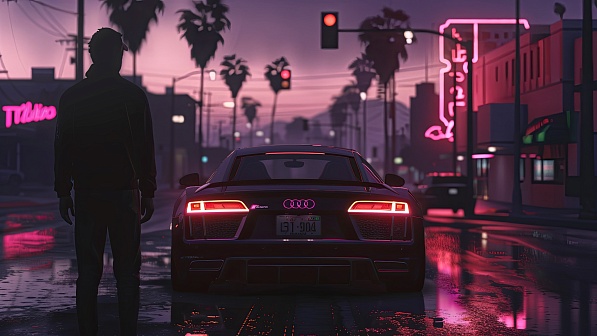 Sunsets GTA style pattern