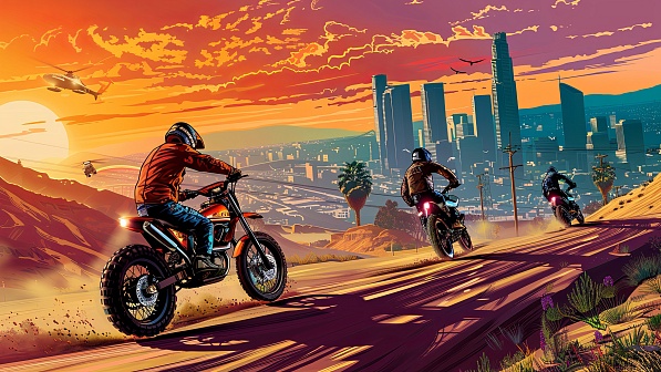 Sunsets GTA style pattern
