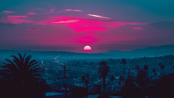 Sunsets GTA style pattern