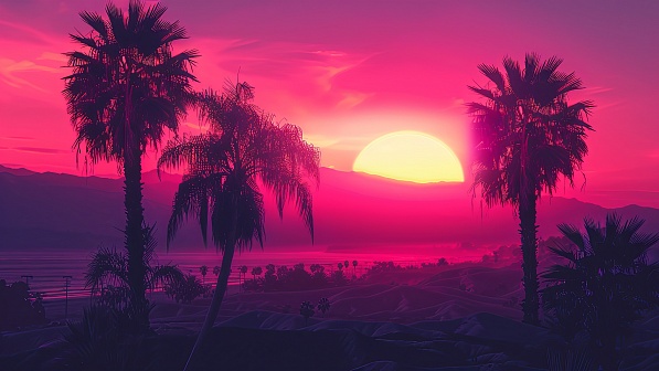 Sunsets GTA style pattern