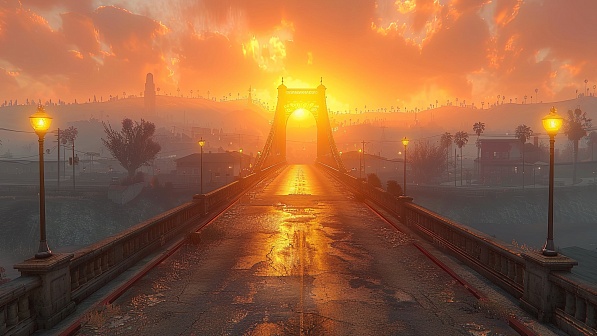 Sunsets GTA style pattern