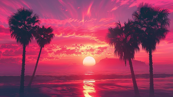 Sunsets GTA style pattern