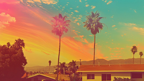 Sunsets GTA style pattern