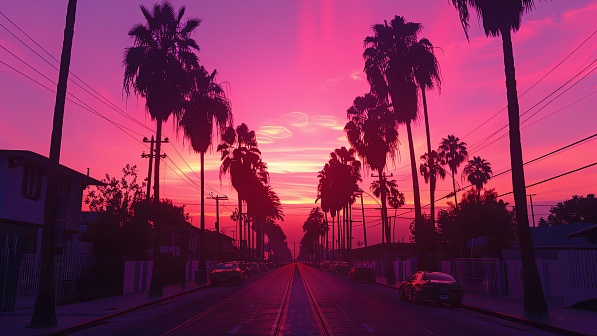 Sunsets GTA style pattern