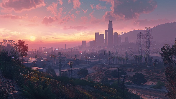 Sunsets GTA style pattern