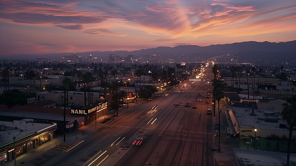 Sunsets GTA style pattern