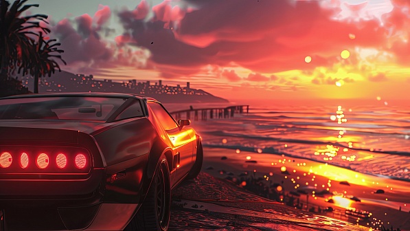 Sunsets GTA style pattern