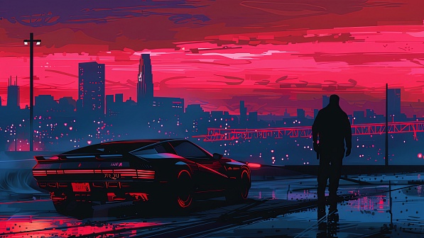 Sunsets GTA style pattern