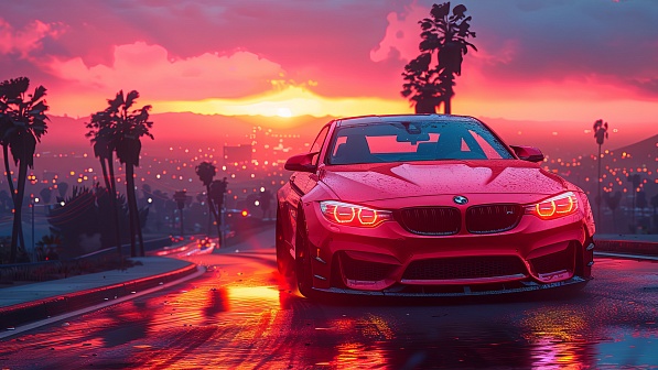 Sunsets GTA style pattern